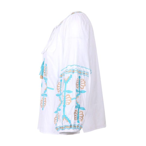 Sylvie White Blouse
