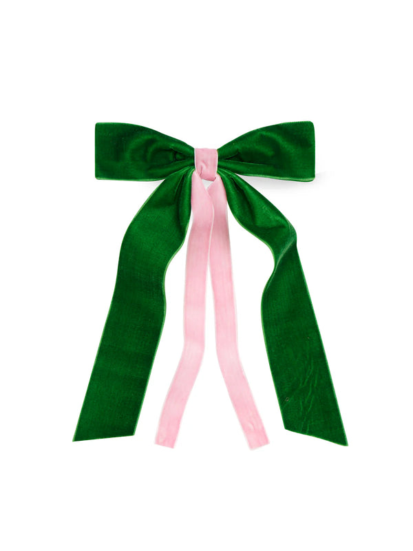 Shiraleah Two-Tone Velvet Bow Clip