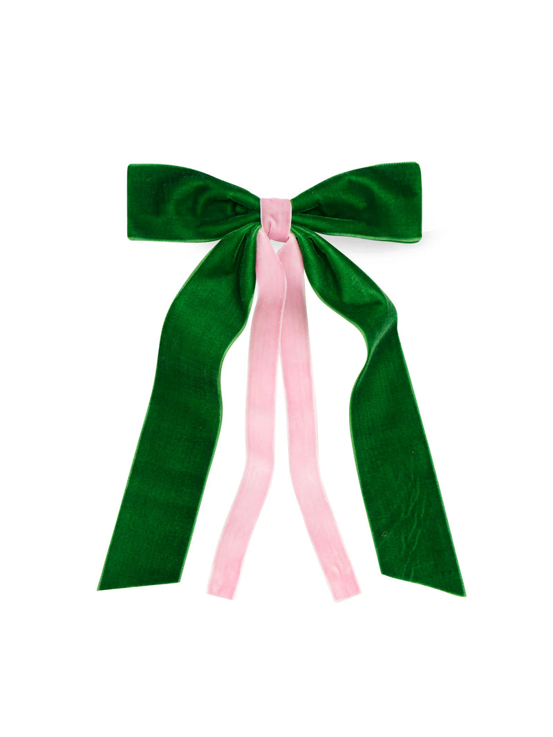 Shiraleah Two-Tone Velvet Bow Clip