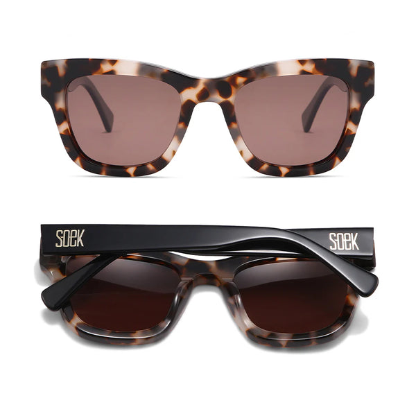 COLLIDE SANDSTONE - Plant Based Tortoise Frame l Khaki Polarised Lens