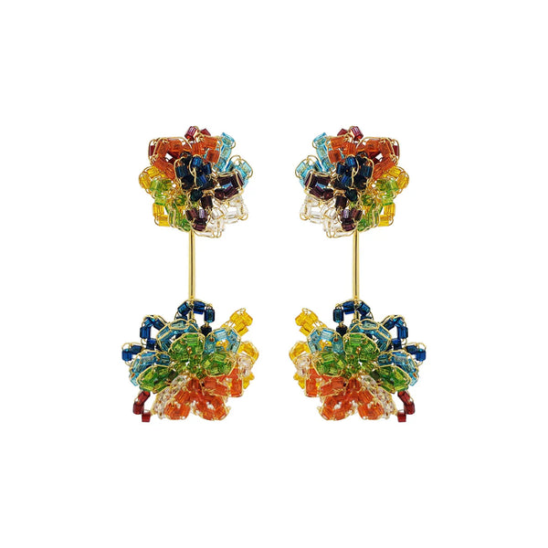 Mix Agatha Handmade Crochet Earrings