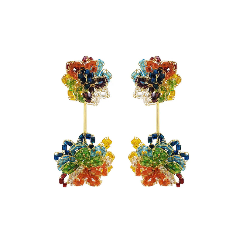 Mix Agatha Handmade Crochet Earrings
