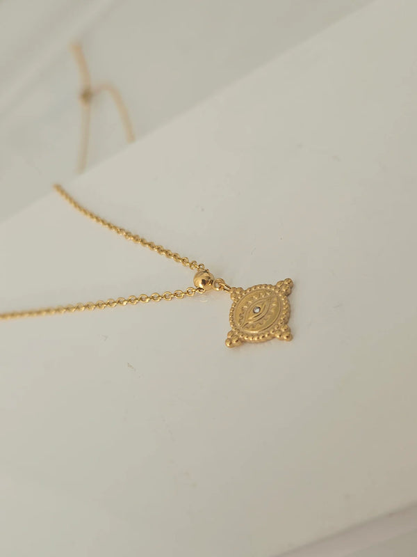 Boho Mini Pendant Necklace