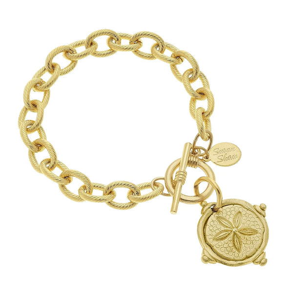 Sand Dollar Intaglio Bracelet