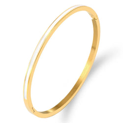 India Enamel Stripe Bracelet