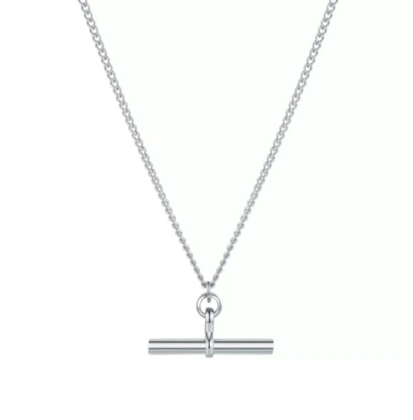 Tamara Silver T Bar Pendant Necklace