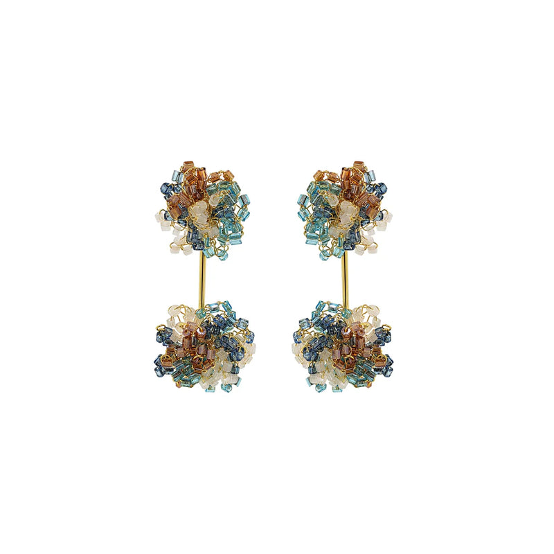 Mix Agatha Handmade Crochet Earrings