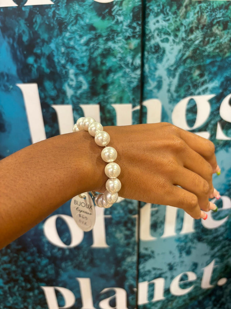 Medium Majorca Pearl Silver Bracelet