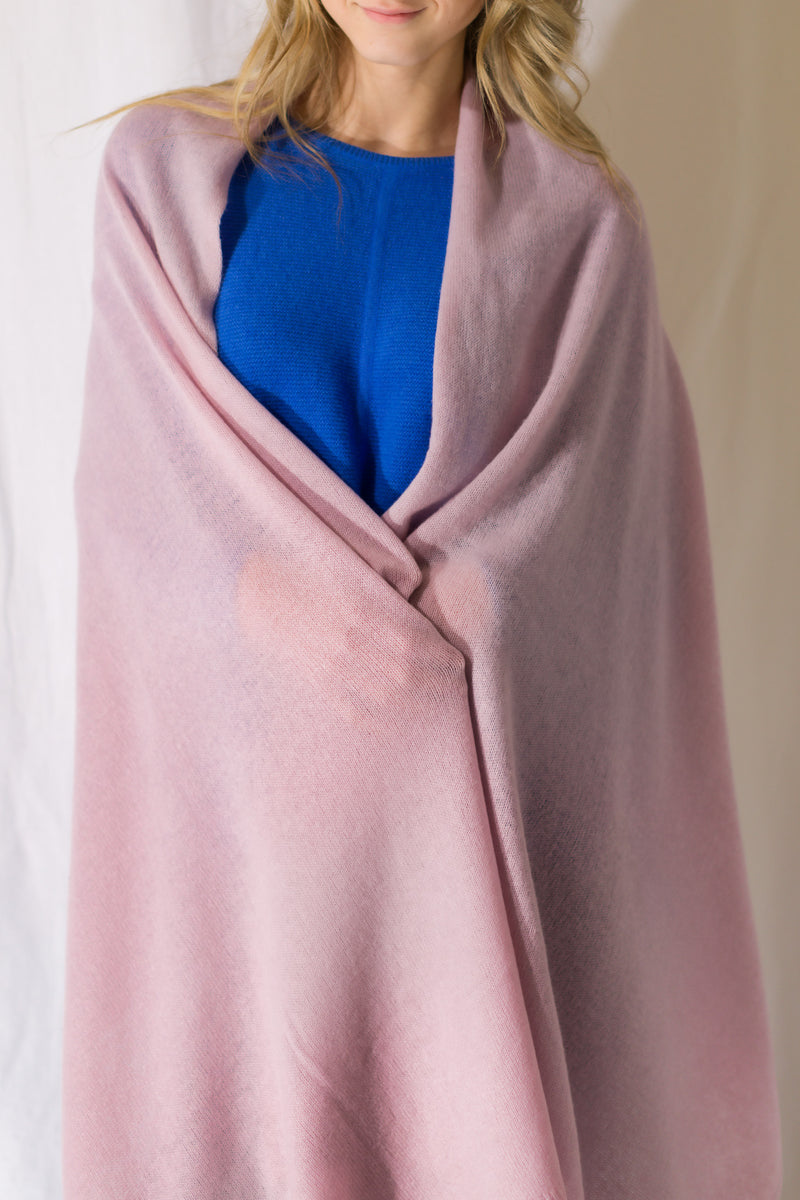 Sustainably Sourced Cashmere Travel Wrap