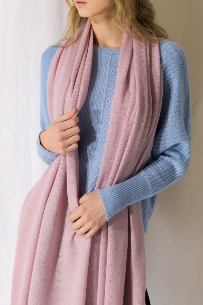 Sustainably Sourced Cashmere Travel Wrap