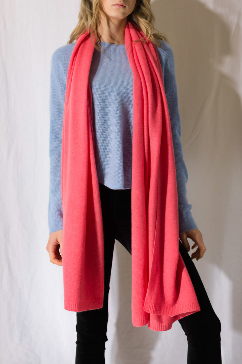 Sustainably Sourced Cashmere Travel Wrap