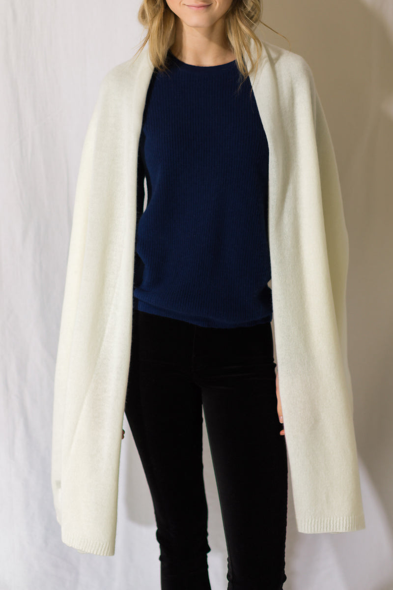 Sustainably Sourced Cashmere Travel Wrap