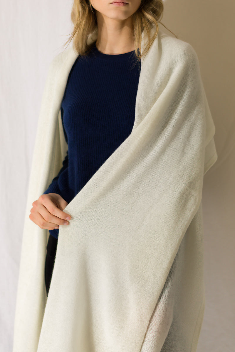 Sustainably Sourced Cashmere Travel Wrap