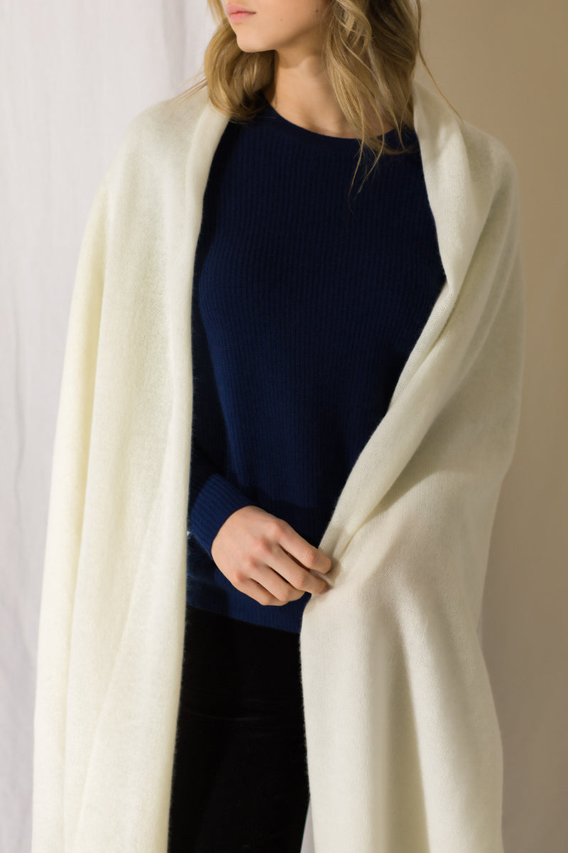 Sustainably Sourced Cashmere Travel Wrap