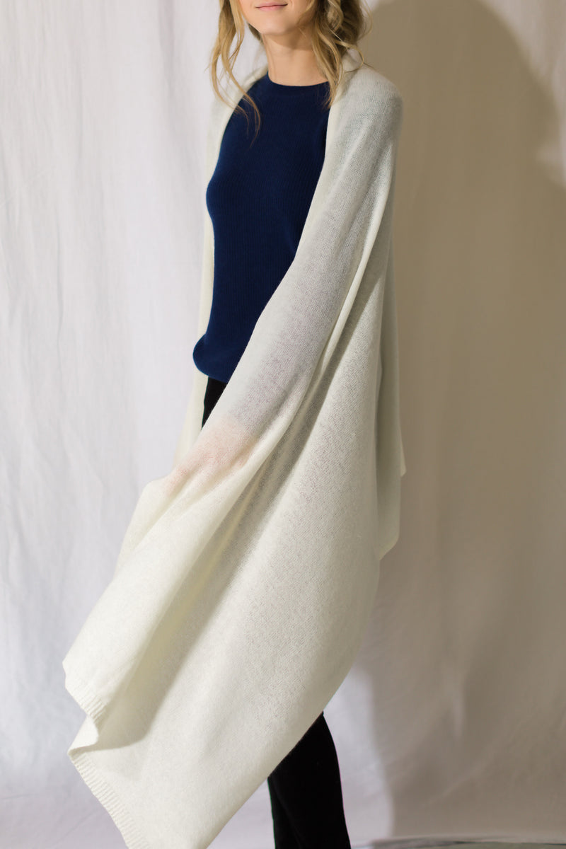 Sustainably Sourced Cashmere Travel Wrap