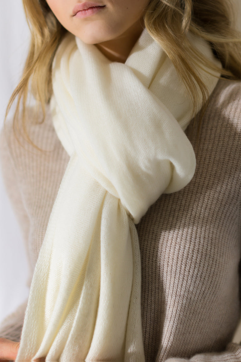 Sustainably Sourced Cashmere Travel Wrap