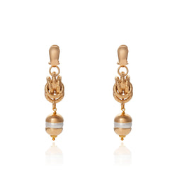 Cambodia Pearl Link Earrings