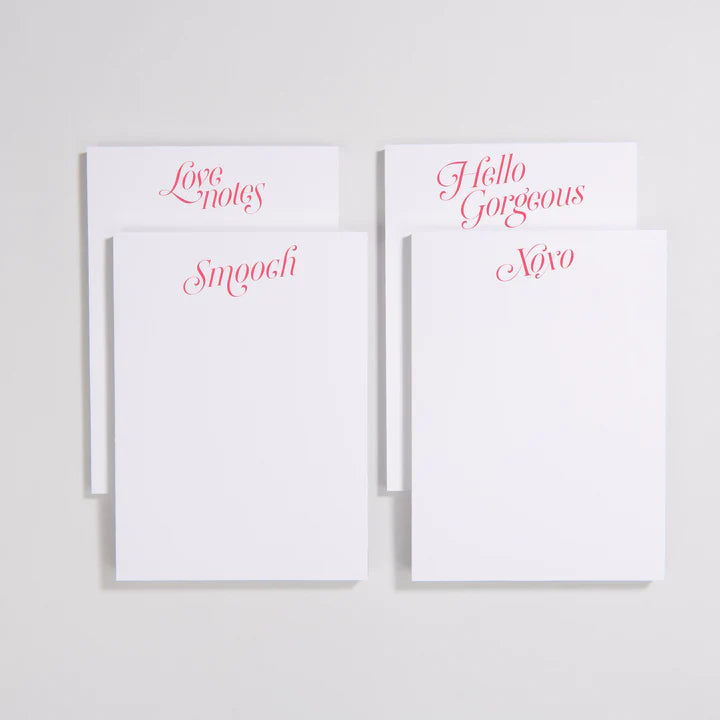 Sweetheart Notepads Set