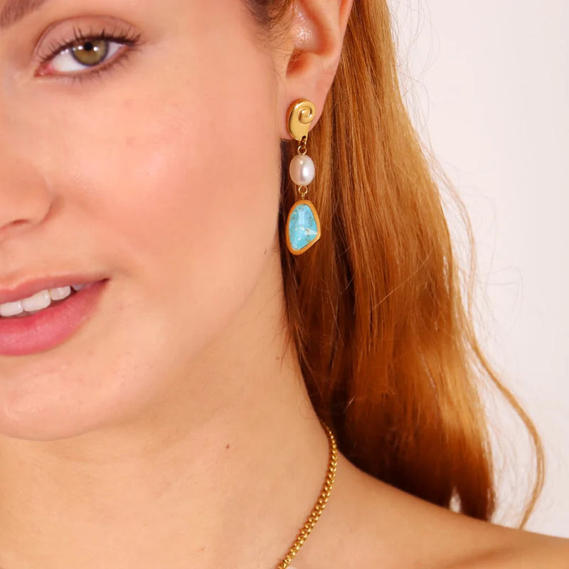Aqua Reef Earrings