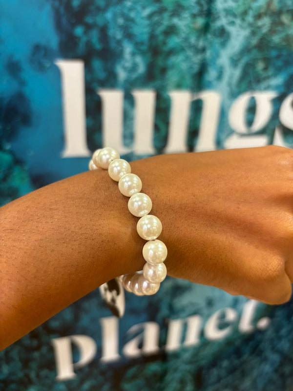 Small Majorca Pearl Silver Bracelet