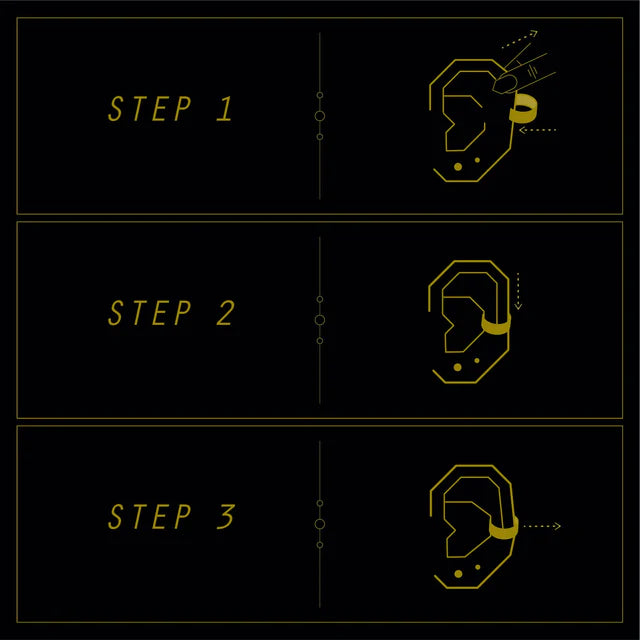 Slim Sparkling Single Ear Cuff