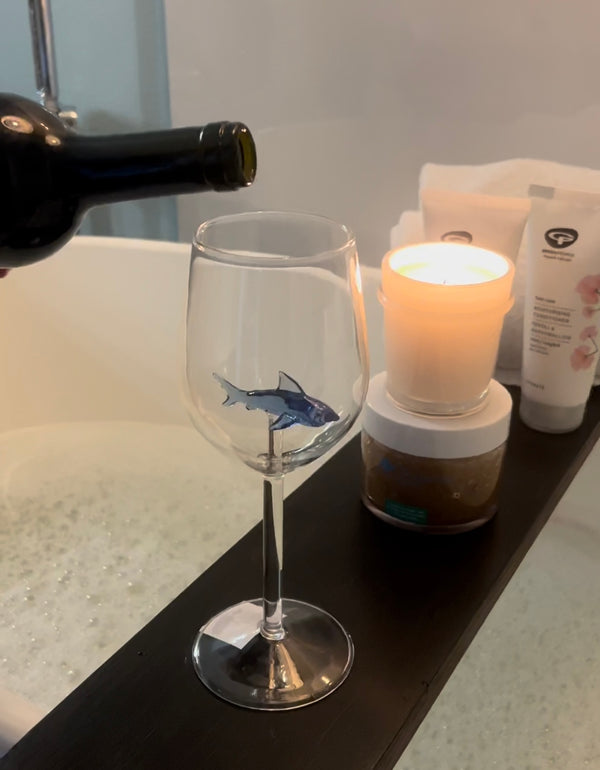 Shark Tall Wine Glass