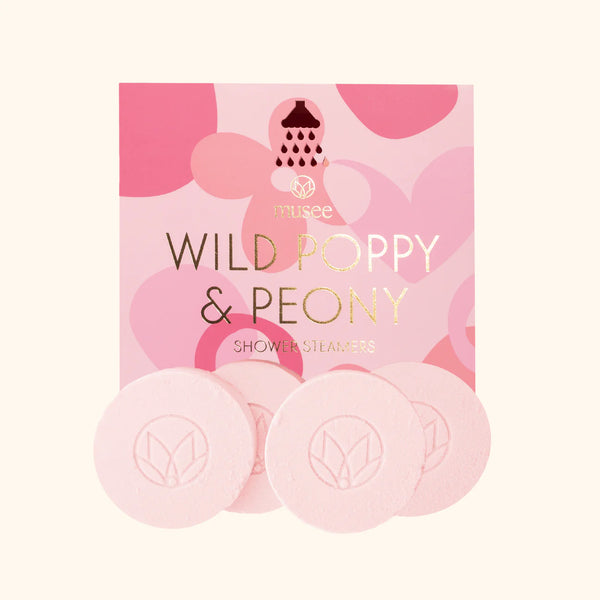 Wild Poppy & Peony Shower Steamers