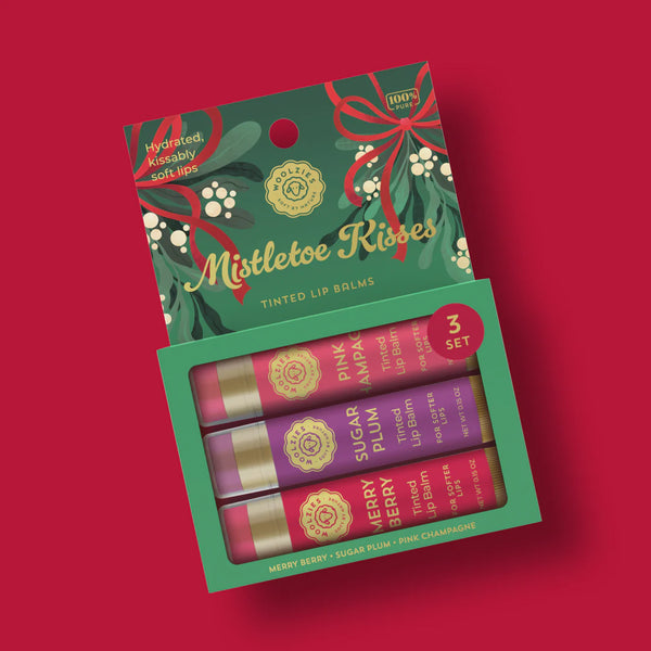 Mistletoe Kisses Lip Balm Set Of 3