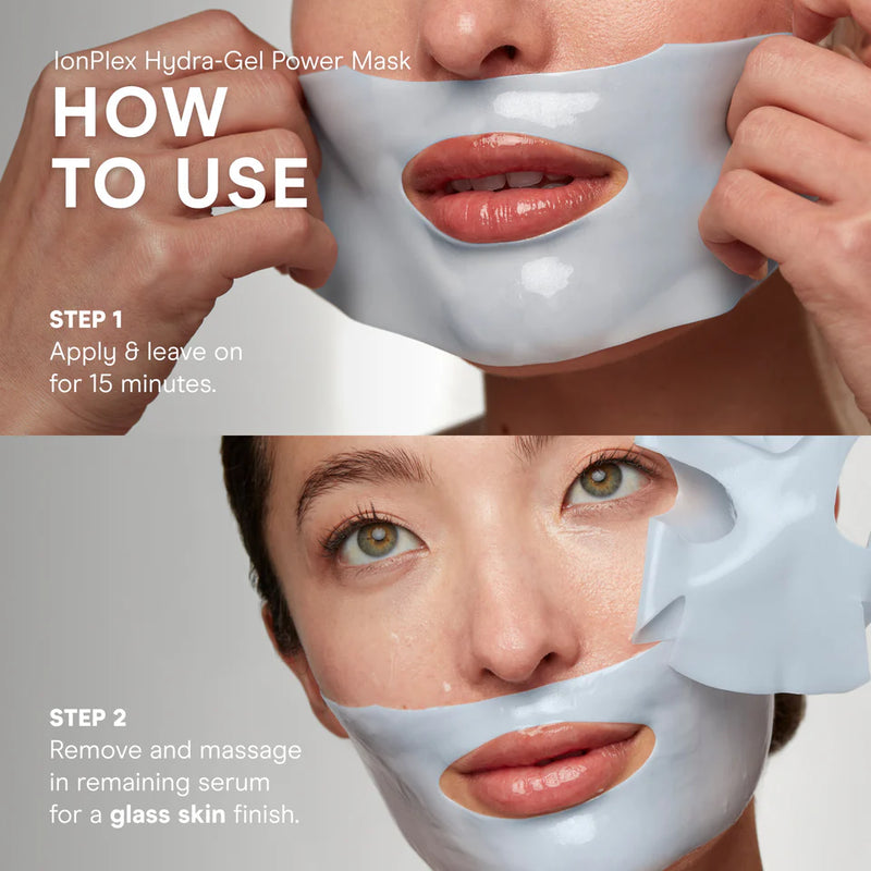 IonPlex® Hydra-Gel Power Mask Glass Skin Korean Sheet Mask