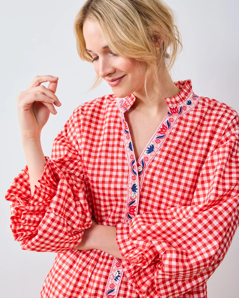 Rosalita Dress in Garden Gingham