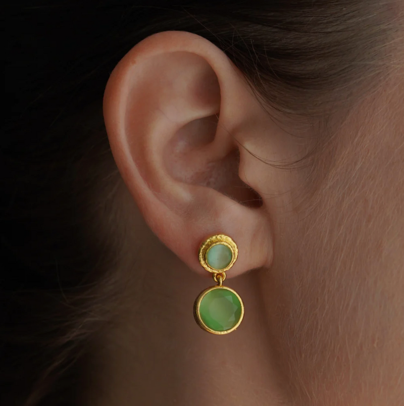 Coloured Bubble Earring
