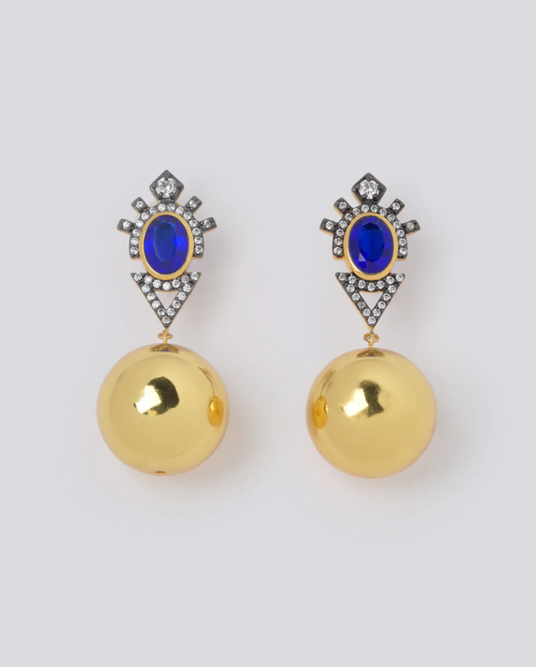 Empress Ball Blue Earrings