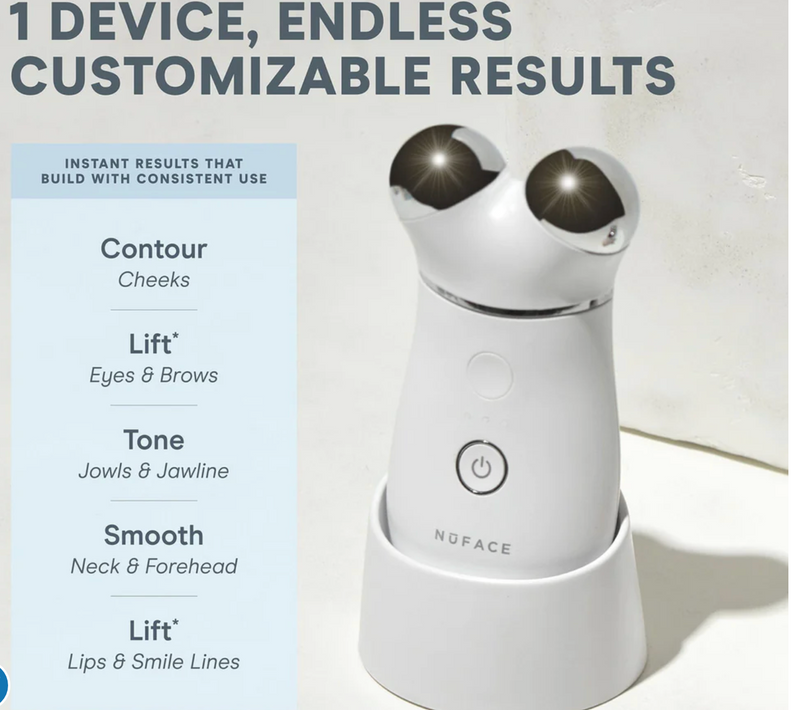 TRINITY+ and Effective Lip & Eye Attachment Smart Advanced Facial Toning Device with Targeted Attachment