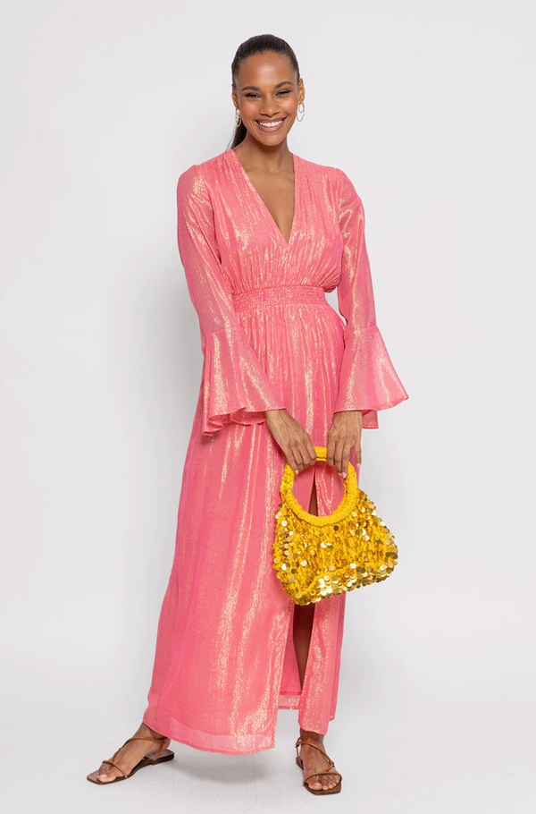 Nola Sunset Pink Maxi Dress