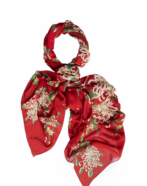 Chrysanthemum Red Scarf