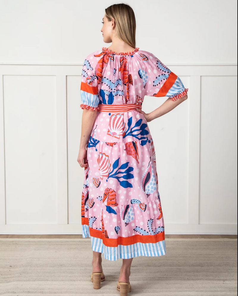 Sea Horse Haven - Vibrant Voyage Dress