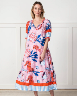 Sea Horse Haven - Vibrant Voyage Dress