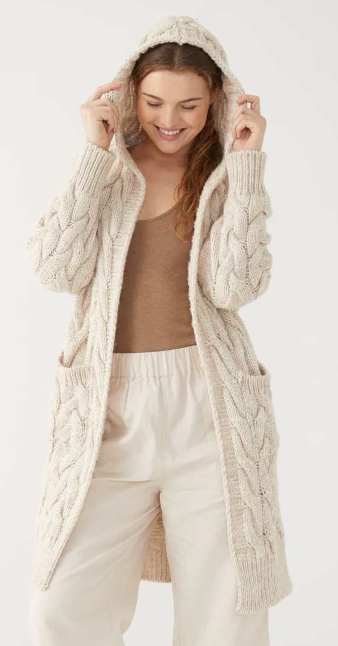 Bonfire Sea Salt Hooded Duster