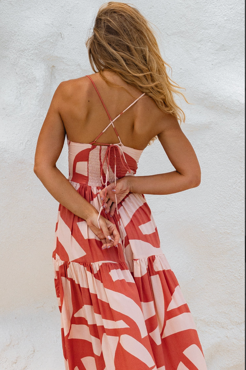 Sea Dreamer Strappy Midi Dress