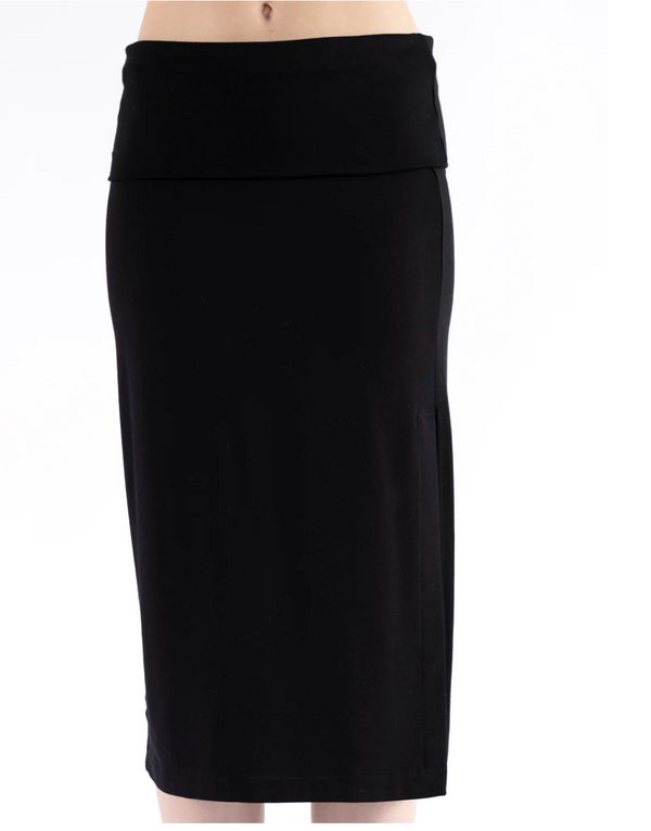 Ultra-soft Bamboo Fleece  Midi Skirt