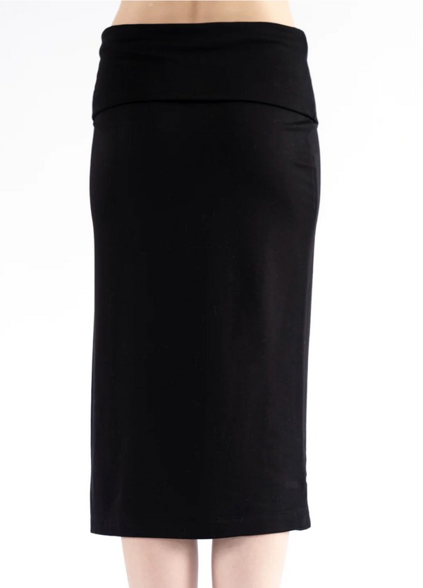 Ultra-soft Bamboo Fleece  Midi Skirt