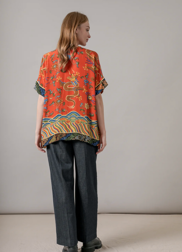 Dragon Rust Tea Blouse