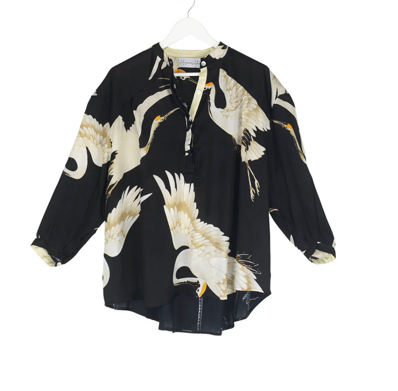 Heron  Black Darcy Shirt