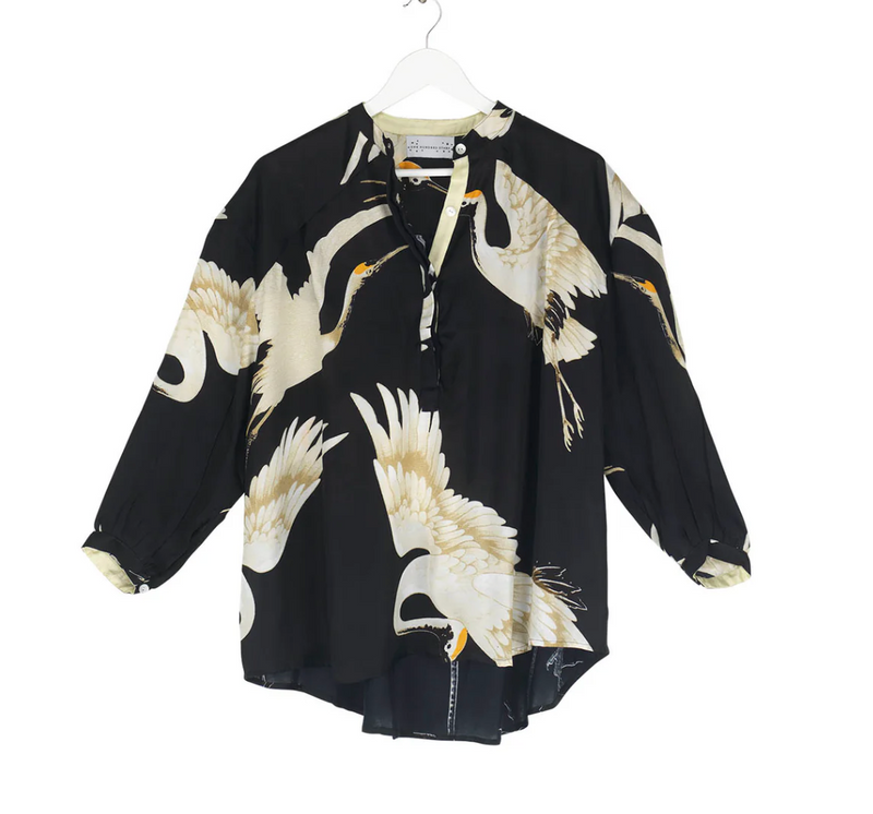 Heron  Black Darcy Shirt