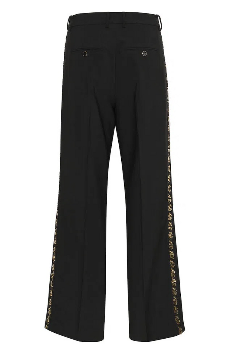 Cherras Tuxedo Trouser with Sequins