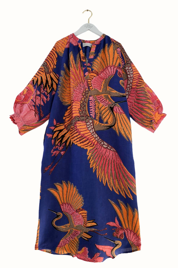 Crane Cobalt Raglan Dress