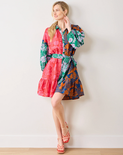Claudia Dress in Toucan Treetop