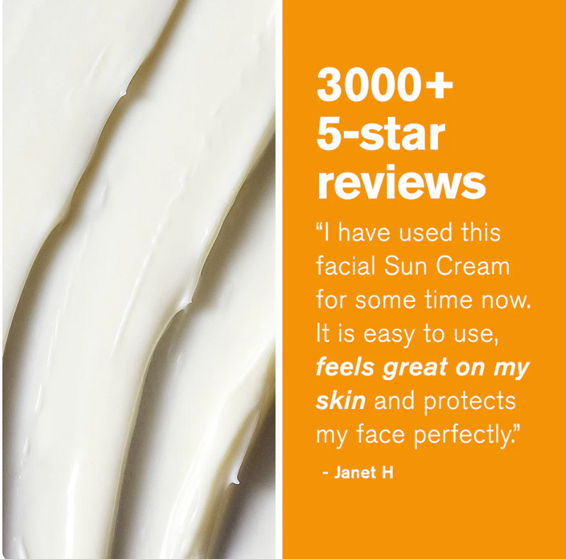 Facial Sun Cream, Scent-Free, SPF30