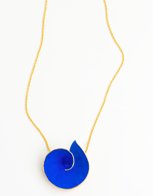 Pop in Spin Blue Necklace