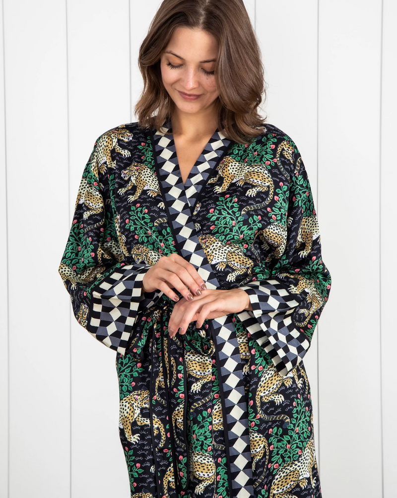 Bagheera Satin Robe